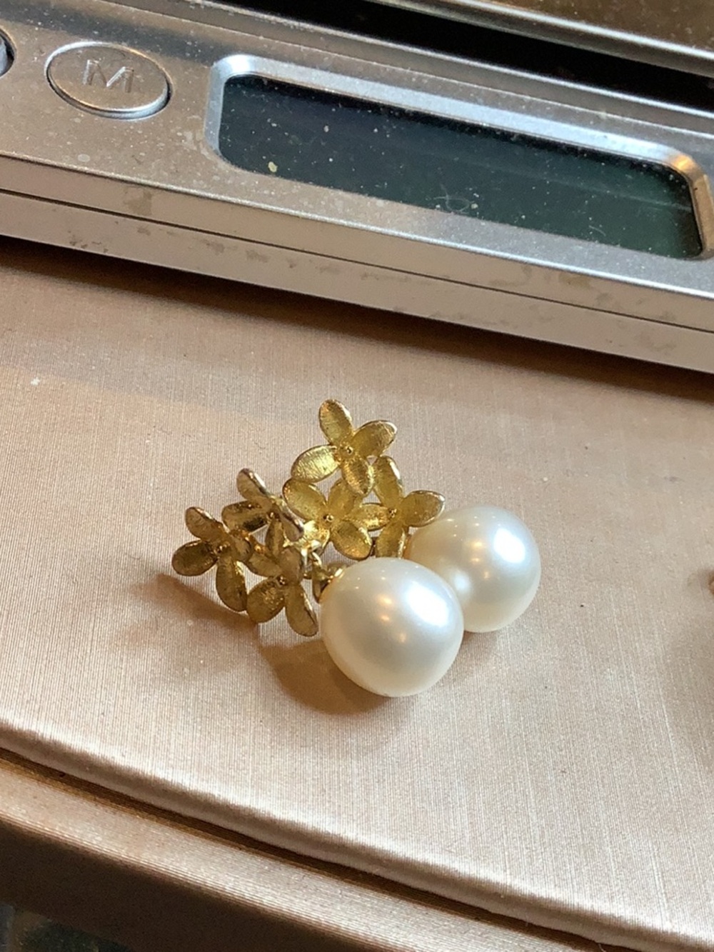 Sterling A Be Pearl Earrings